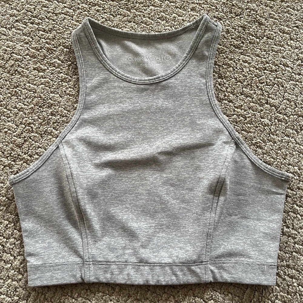 Outdoor Voices Grey Sports Bra